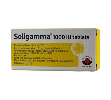 СОЛИГАММА ВИТ.Д3 1000IU x 50тб.